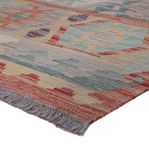 Runner Kelim Rug - Splash - 283 x 76 cm - multicolored