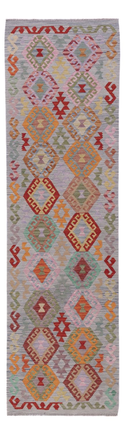 Runner Kelim Rug - Splash - 300 x 84 cm - multicolored