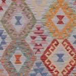 Runner Kelim Rug - Splash - 299 x 80 cm - multicolored