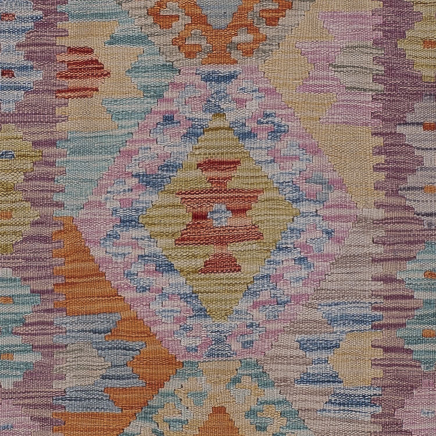 Runner Kelim Rug - Splash - 299 x 81 cm - multicolored