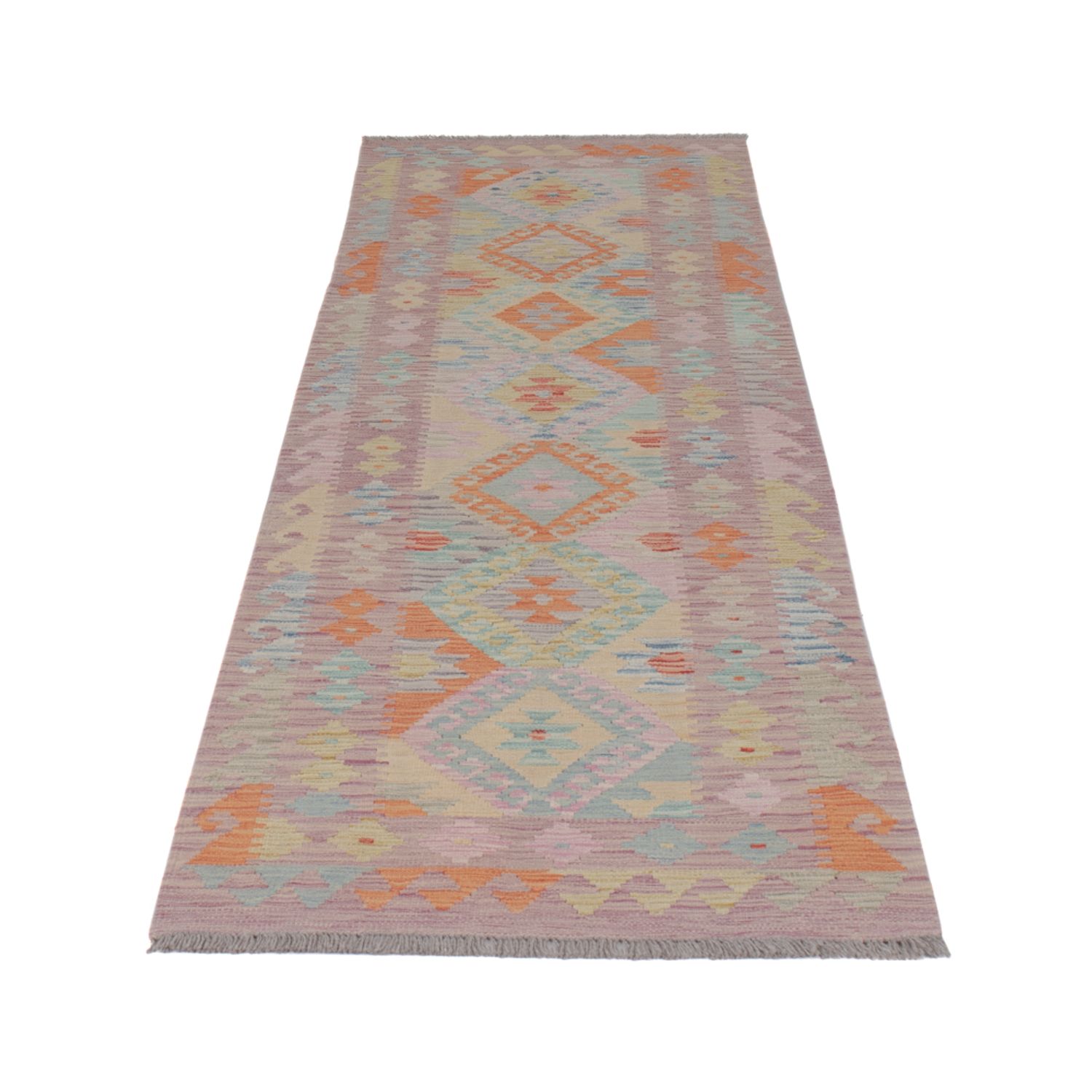 Runner Kelim Rug - Splash - 299 x 81 cm - multicolored