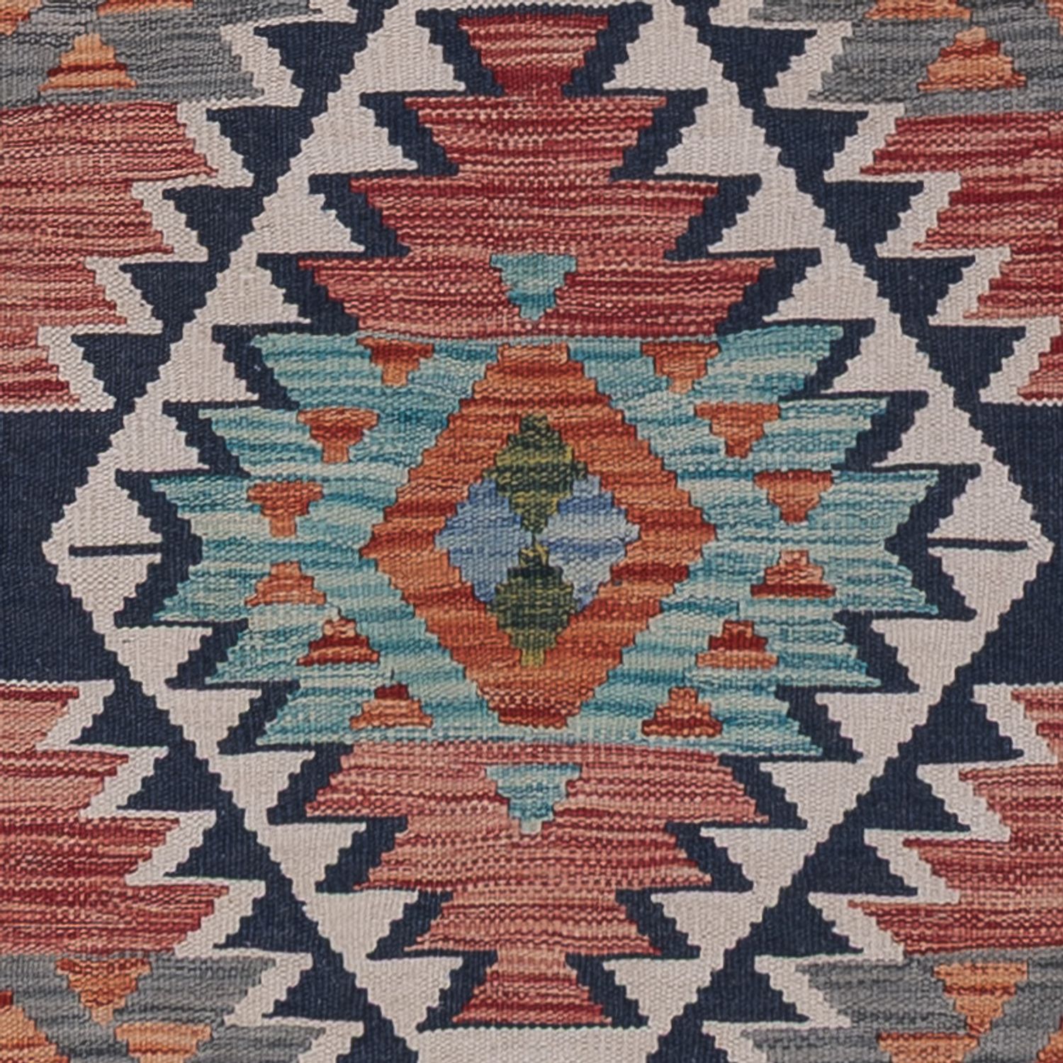 Runner Kelim Rug - Splash - 280 x 79 cm - multicolored