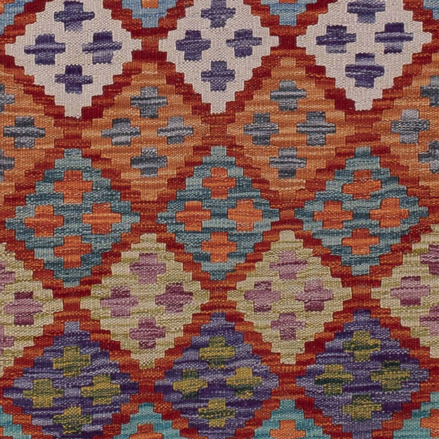 Runner Kelim Rug - Splash - 294 x 81 cm - multicolored