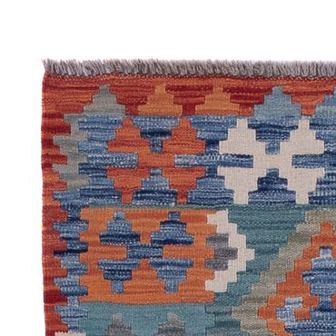 Runner Kelim Rug - Splash - 296 x 83 cm - multicolored