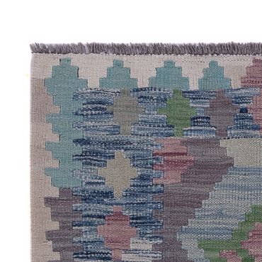 Runner Kelim Rug - Splash - 295 x 77 cm - multicolored