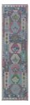 Runner Kelim Rug - Splash - 295 x 77 cm - multicolored