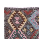 Runner Kelim Rug - Splash - 302 x 90 cm - multicolored