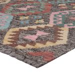 Runner Kelim Rug - Splash - 302 x 90 cm - multicolored