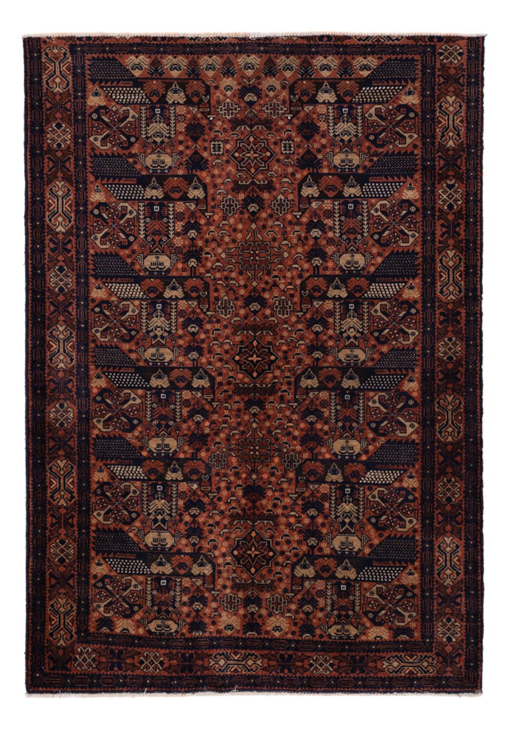 Baluch tapijt - 176 x 119 cm - donkerrood