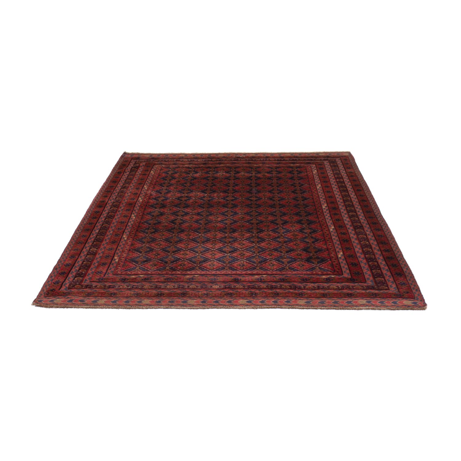 Kelim Rug - Oriental - 198 x 162 cm - dark red