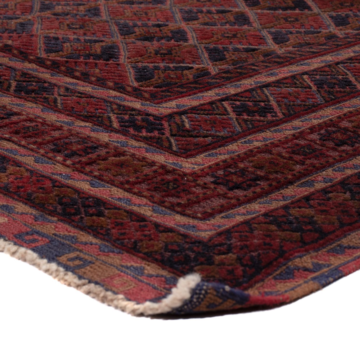 Kelim Rug - Oriental - 193 x 152 cm - dark red