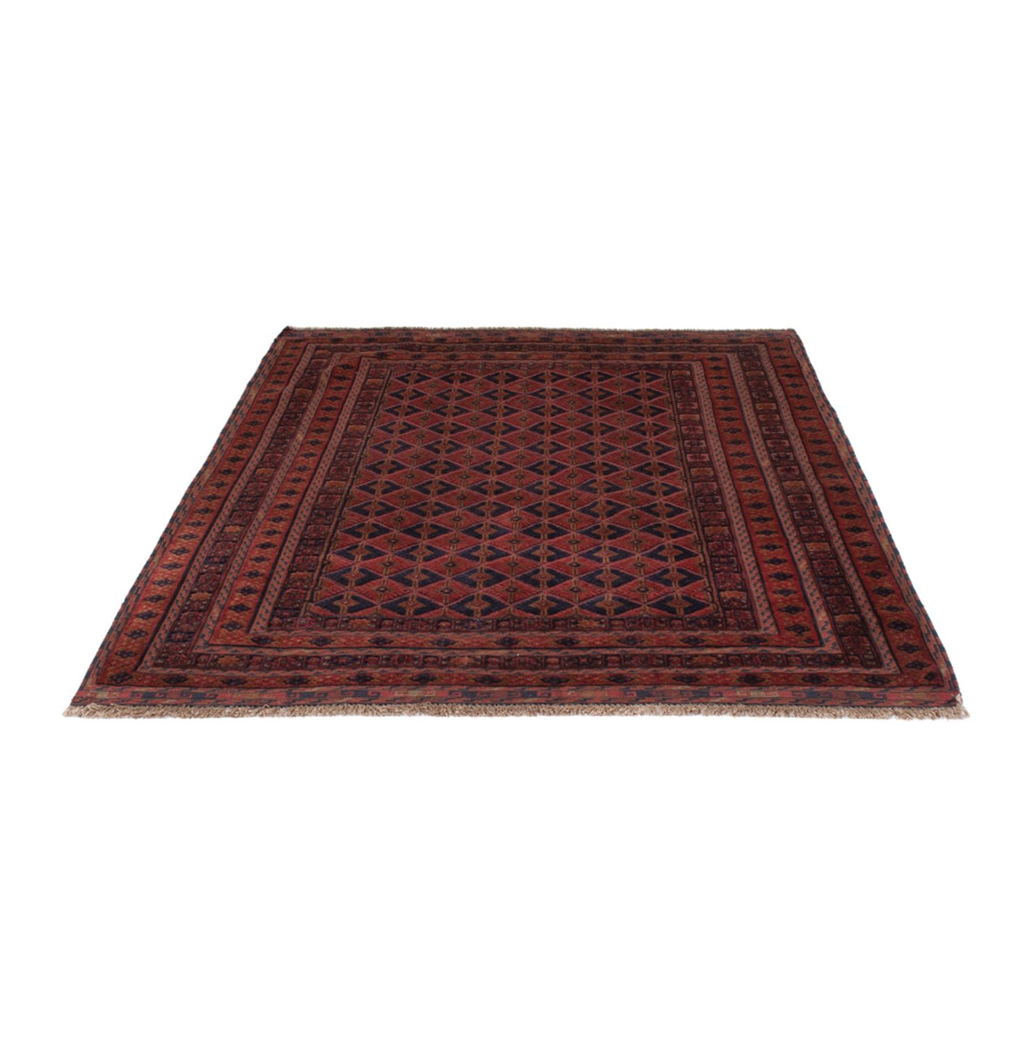 Kelim Rug - Oriental - 193 x 148 cm - dark red