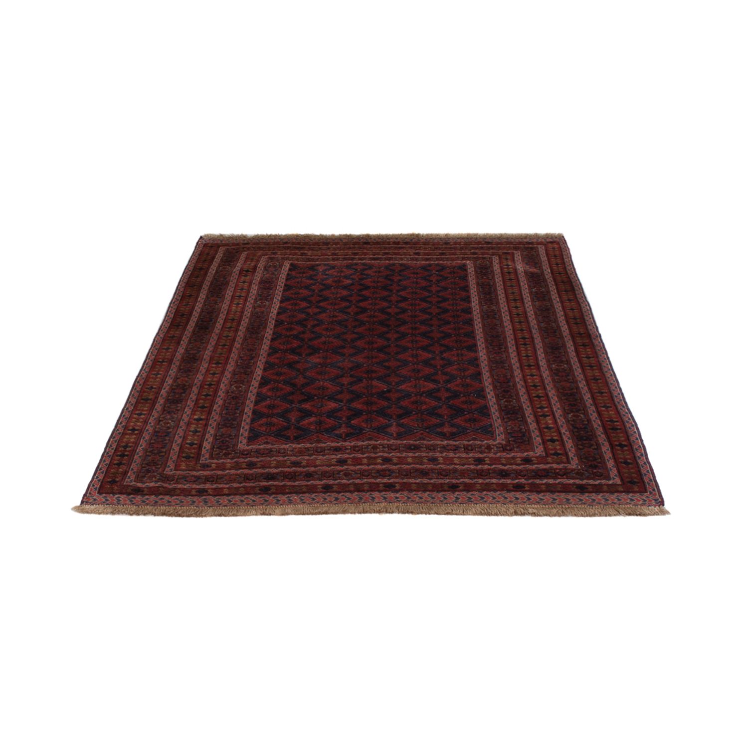 Kelim Rug - Oriental - 198 x 155 cm - dark red