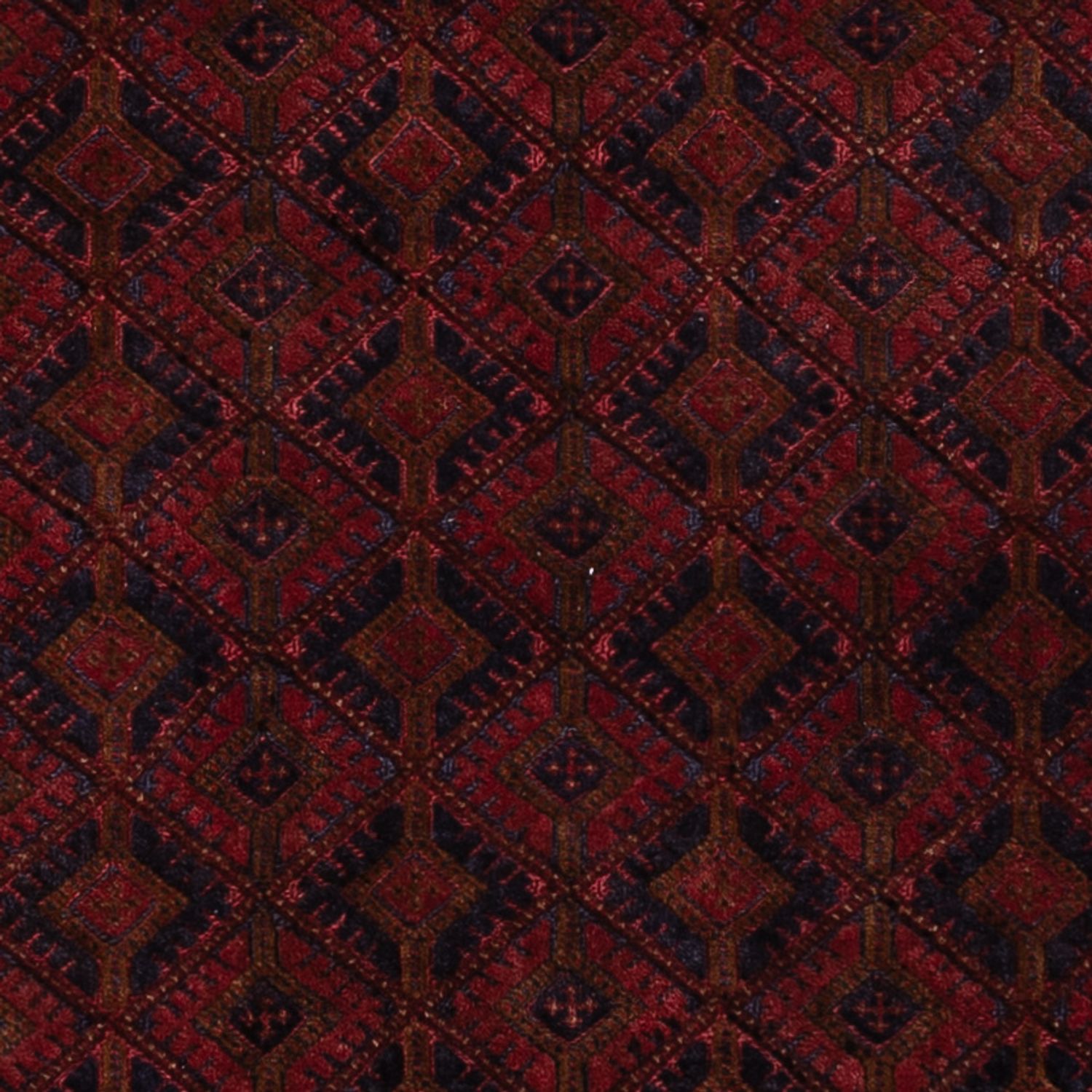 Kelim Rug - Oriental - 194 x 152 cm - dark red