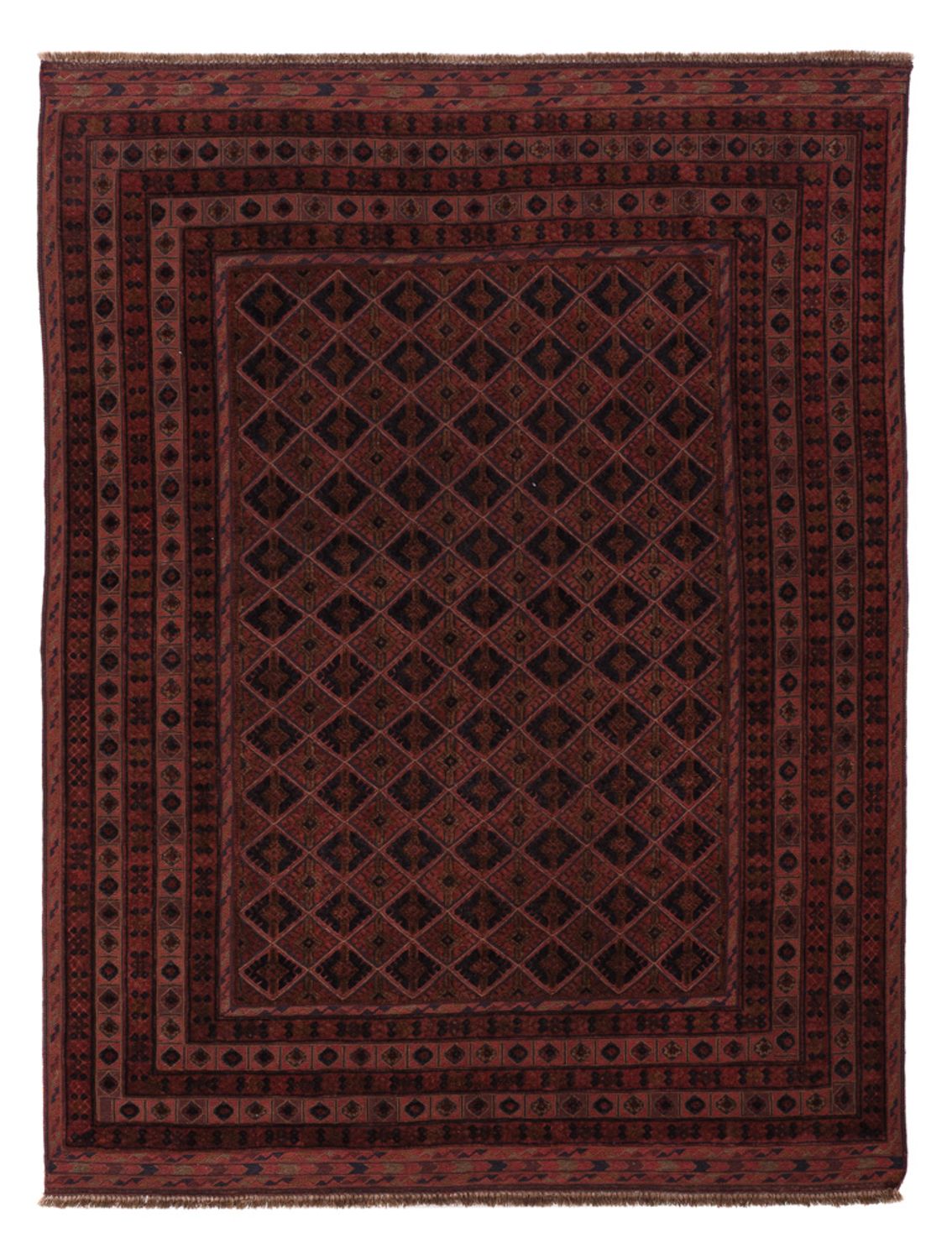 Kelim Rug - Oriental - 195 x 148 cm - dark red