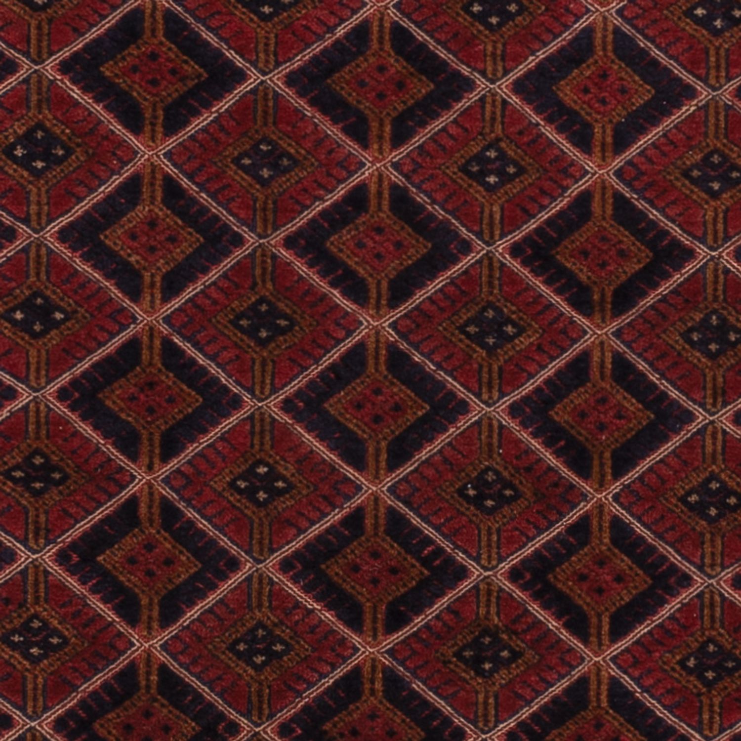 Kelim Rug - Oriental - 191 x 155 cm - dark red