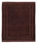 Kelim Rug - Oriental square  - 189 x 156 cm - dark red