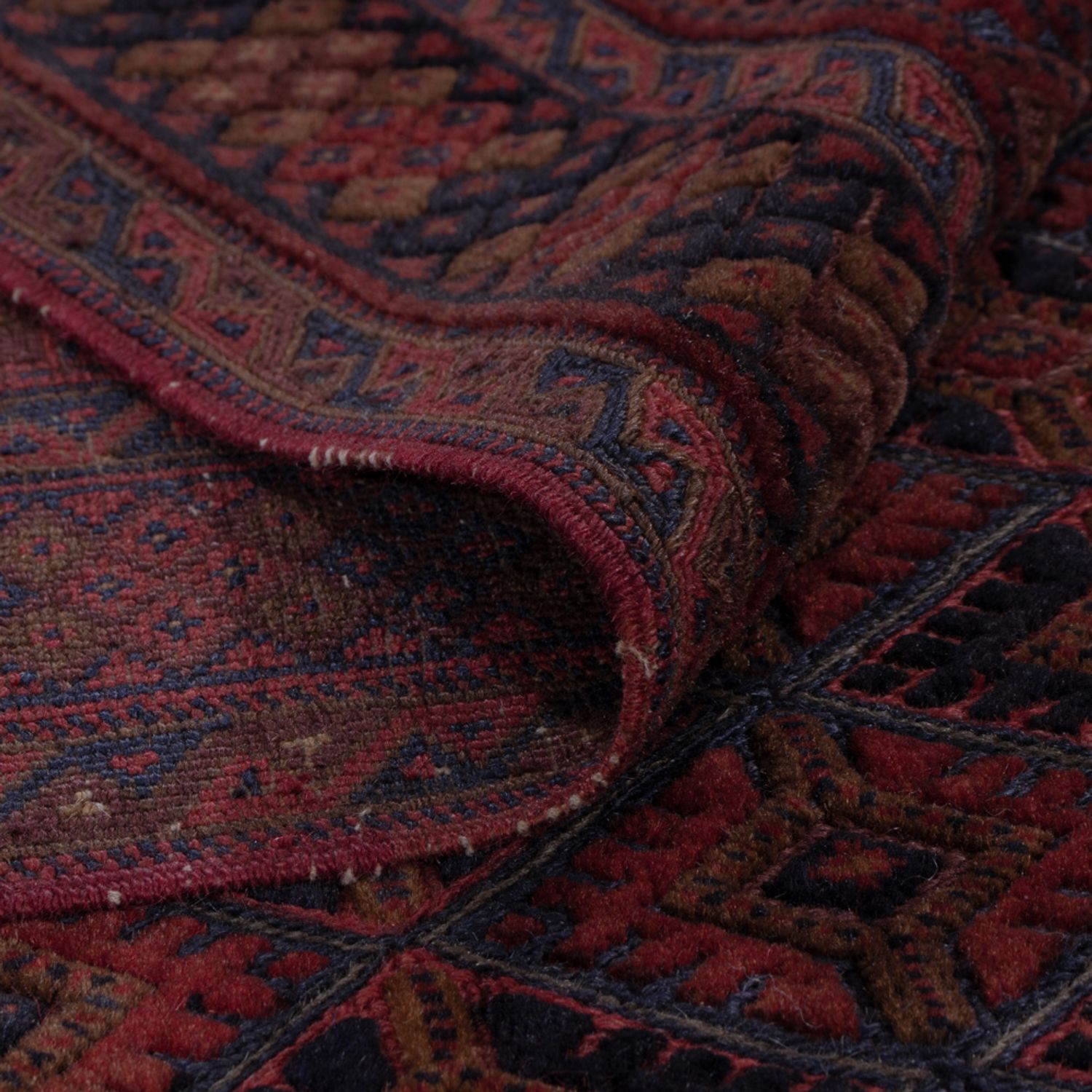 Kelim Rug - Oriental - 186 x 147 cm - dark red