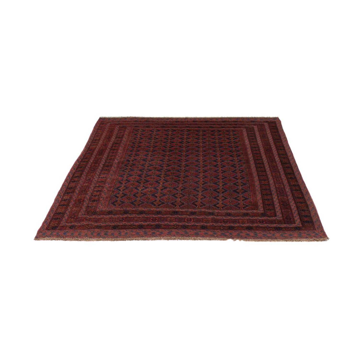 Kelim Rug - Oriental - 186 x 147 cm - dark red