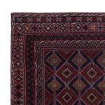 Kelim Rug - Oriental square  - 177 x 157 cm - dark red