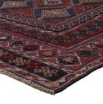 Kelim Rug - Oriental square  - 177 x 157 cm - dark red