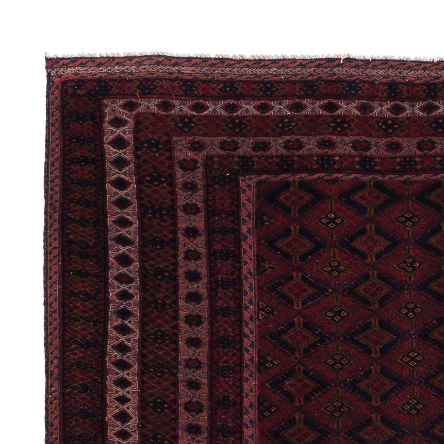 Kelim Rug - Oriental - 198 x 160 cm - dark red