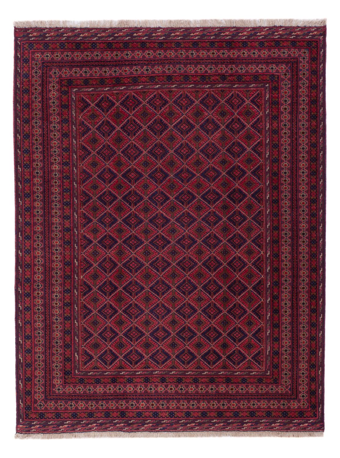 Kelim Rug - Oriental - 205 x 152 cm - dark red