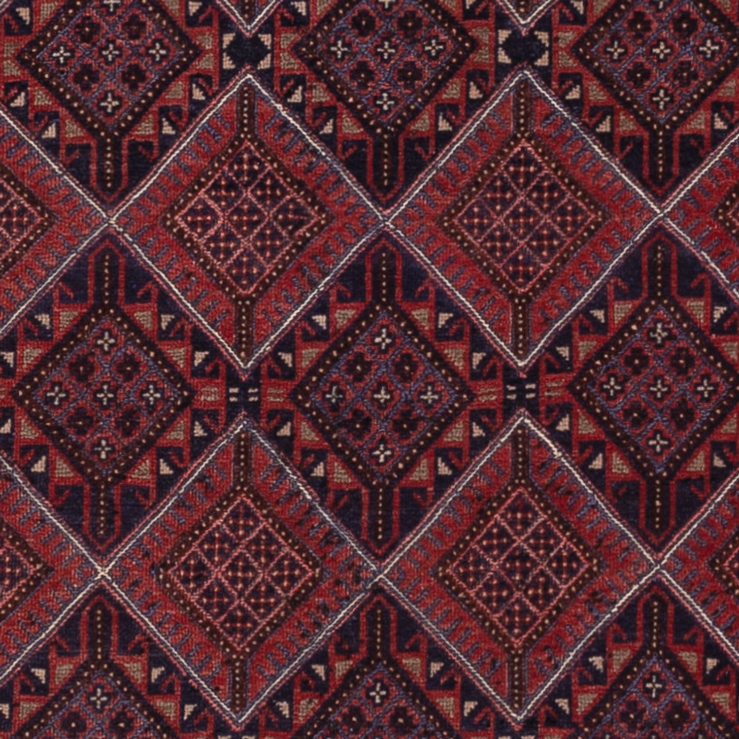 Kelim Rug - Oriental - 196 x 141 cm - dark red