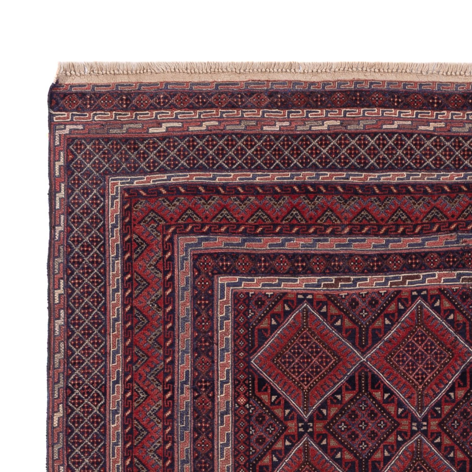 Kelim Rug - Oriental - 196 x 141 cm - dark red