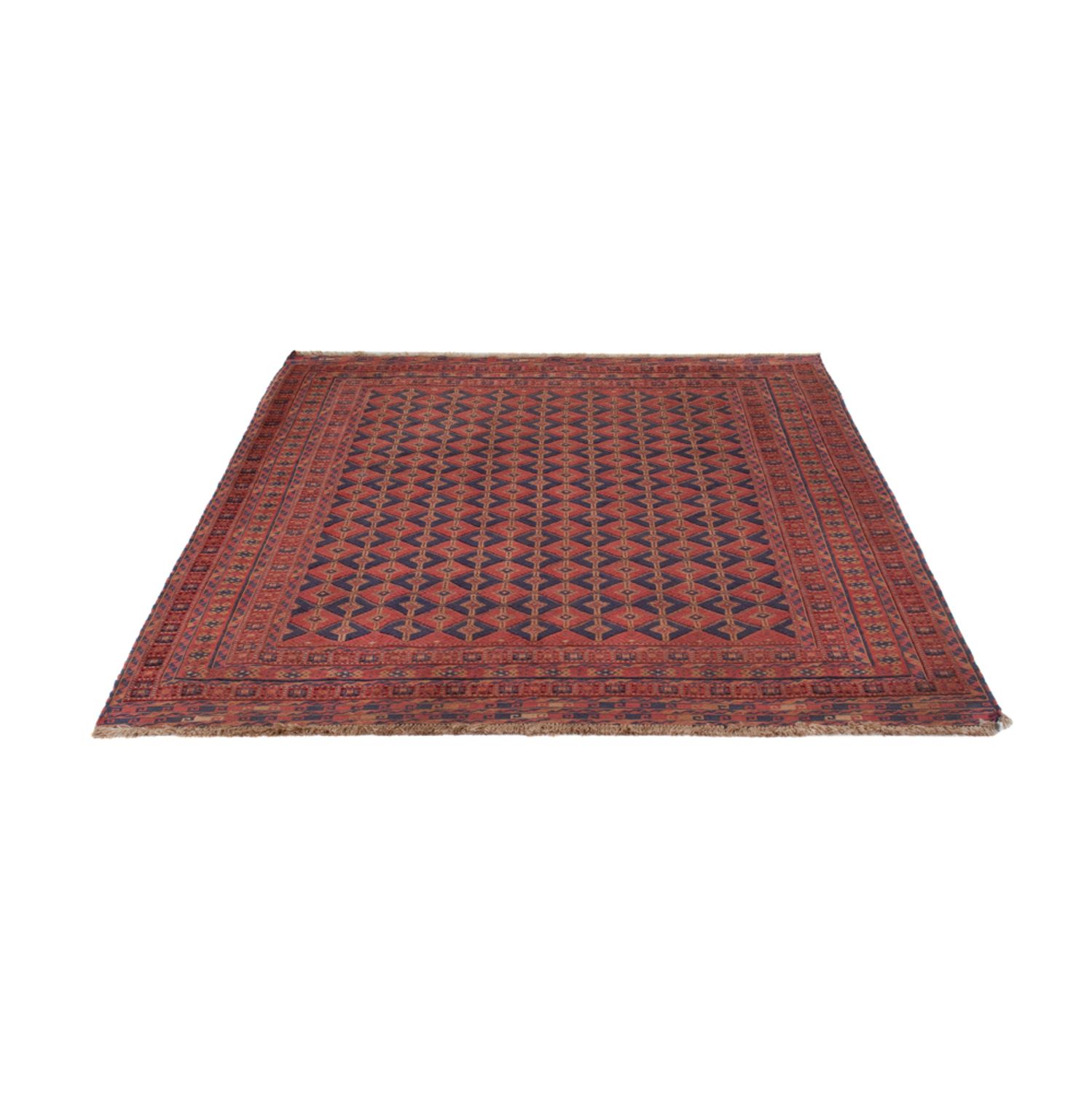 Kelim Rug - Oriental - 206 x 160 cm - dark red