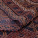 Kelimteppe - Orientalsk - 190 x 168 cm - mørk rød