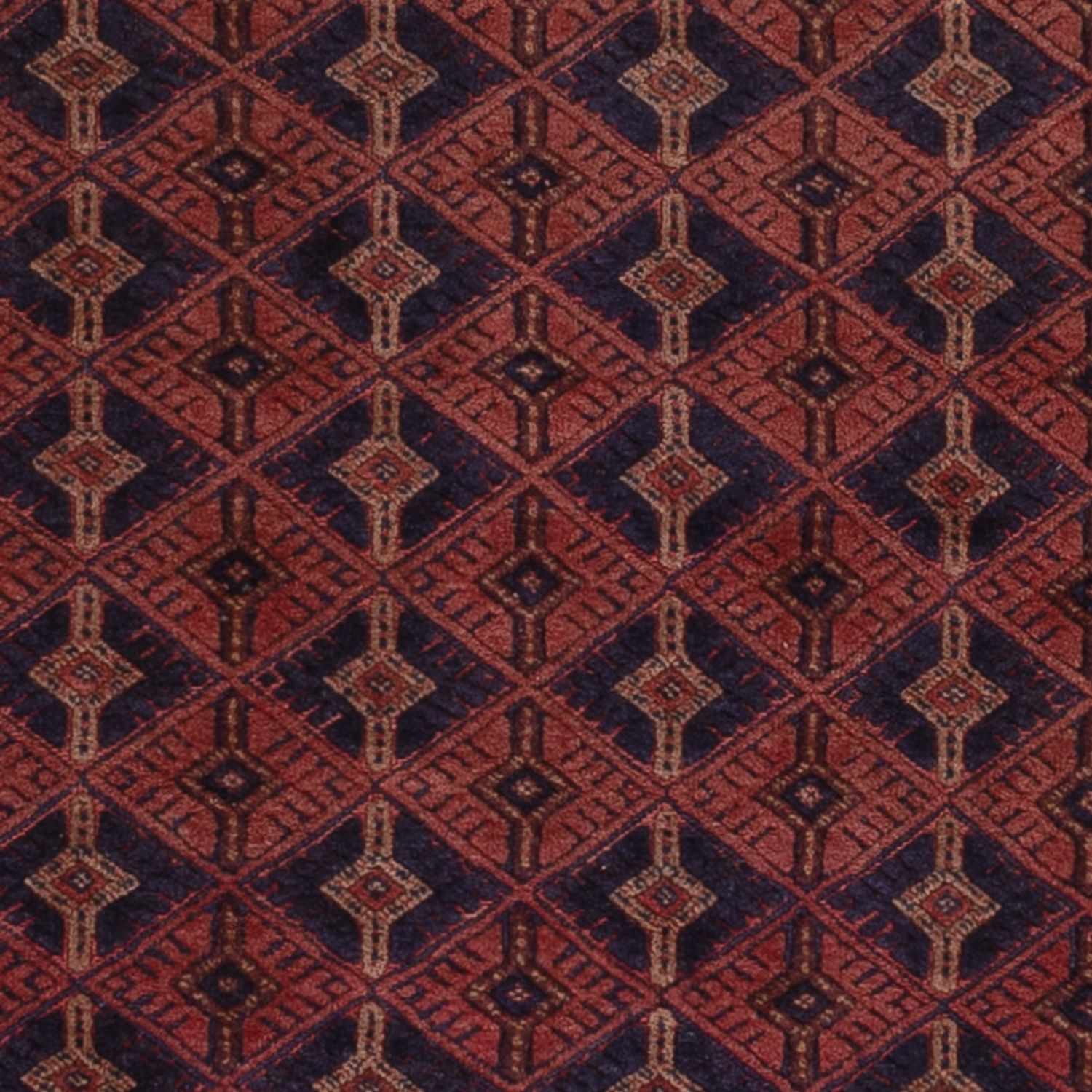 Kelim Rug - Oriental - 193 x 152 cm - dark red
