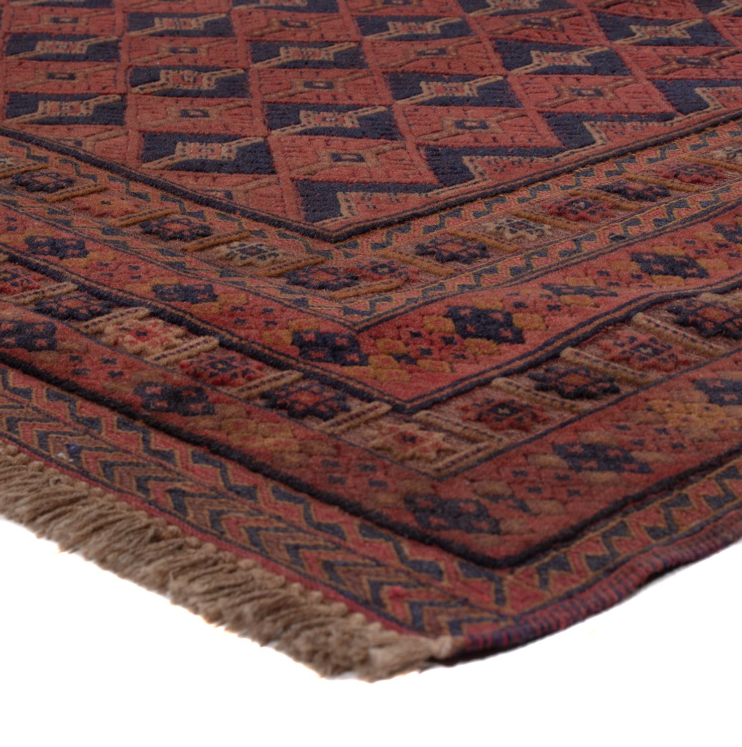 Kelim Rug - Oriental - 193 x 152 cm - dark red