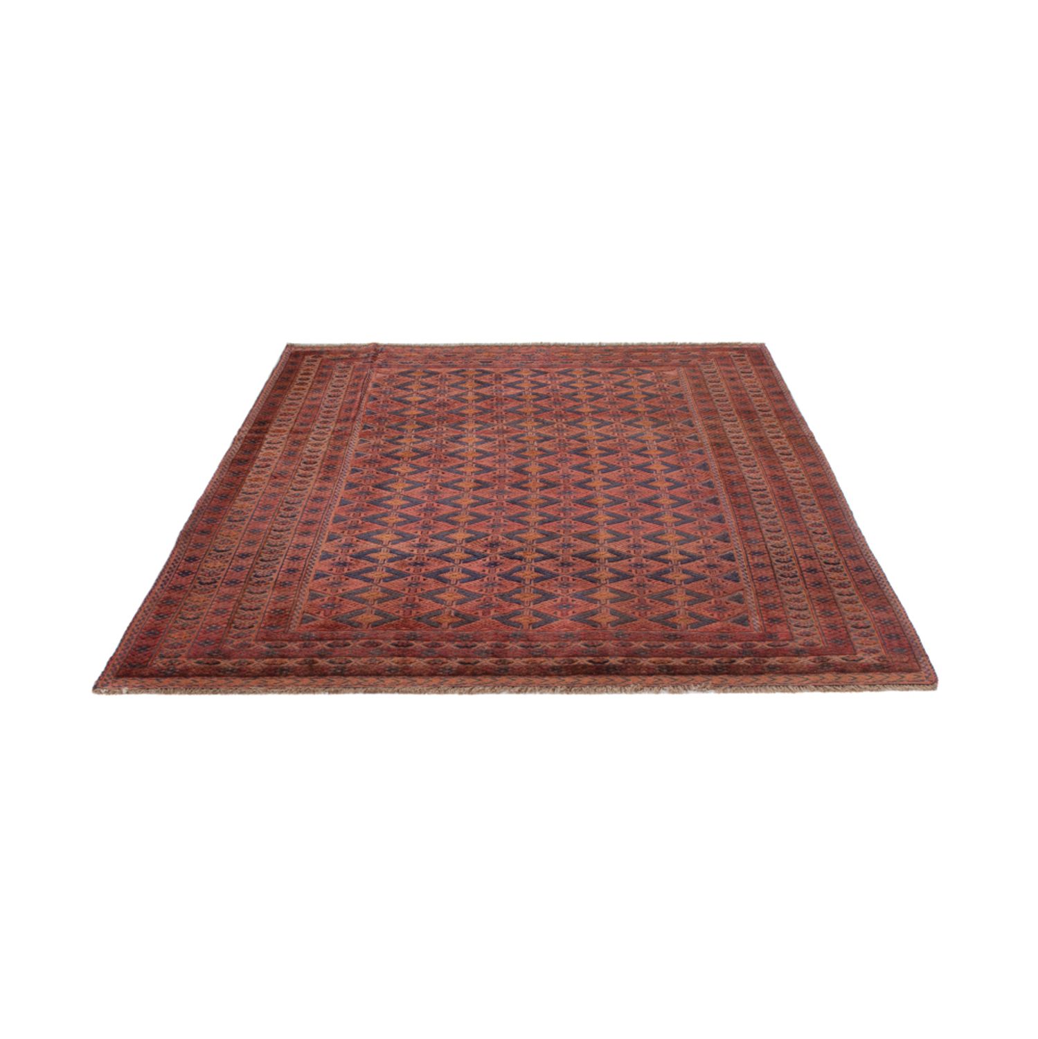 Kelim Rug - Oriental - 194 x 148 cm - dark red
