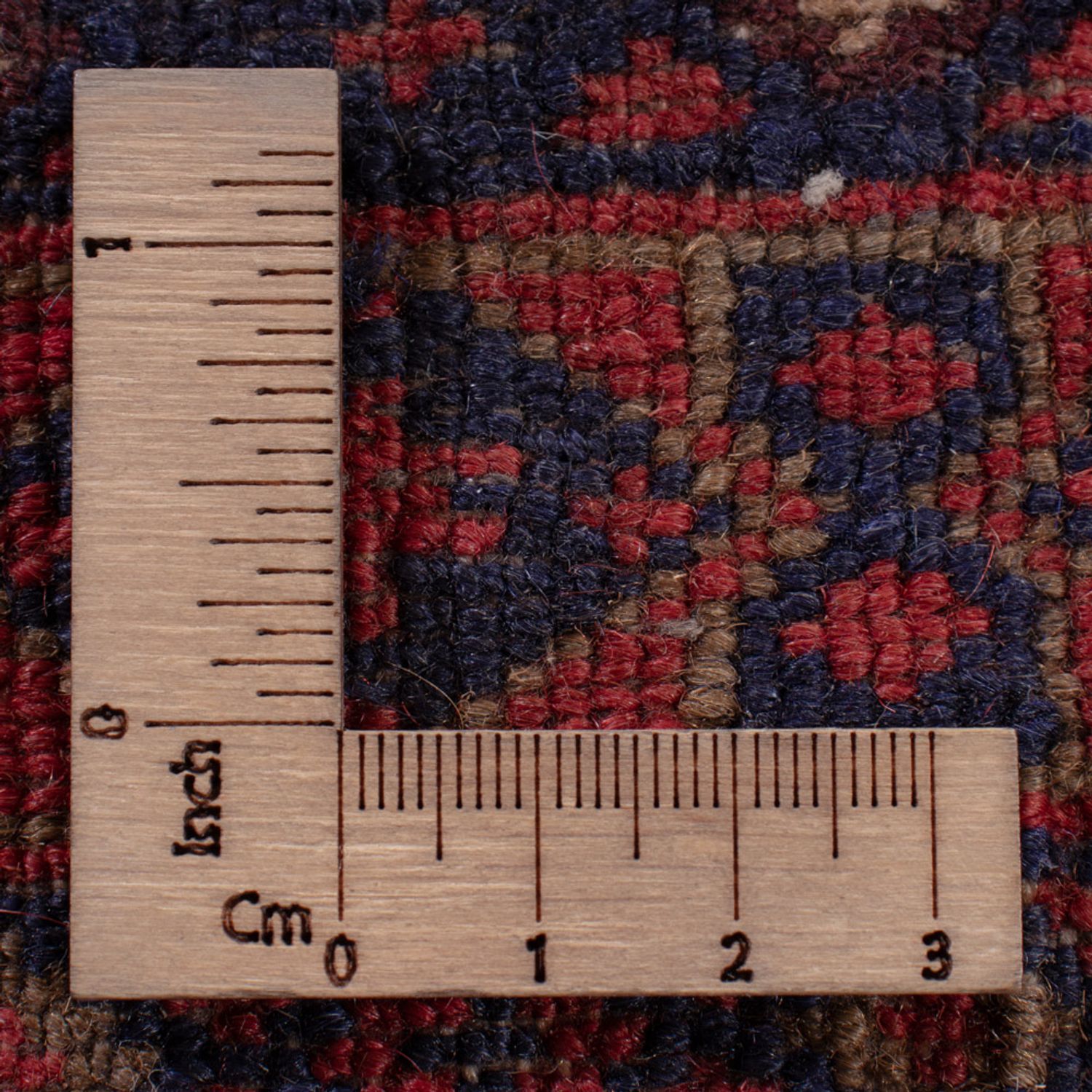 Kelimteppe - Orientalsk - 198 x 153 cm - mørk rød