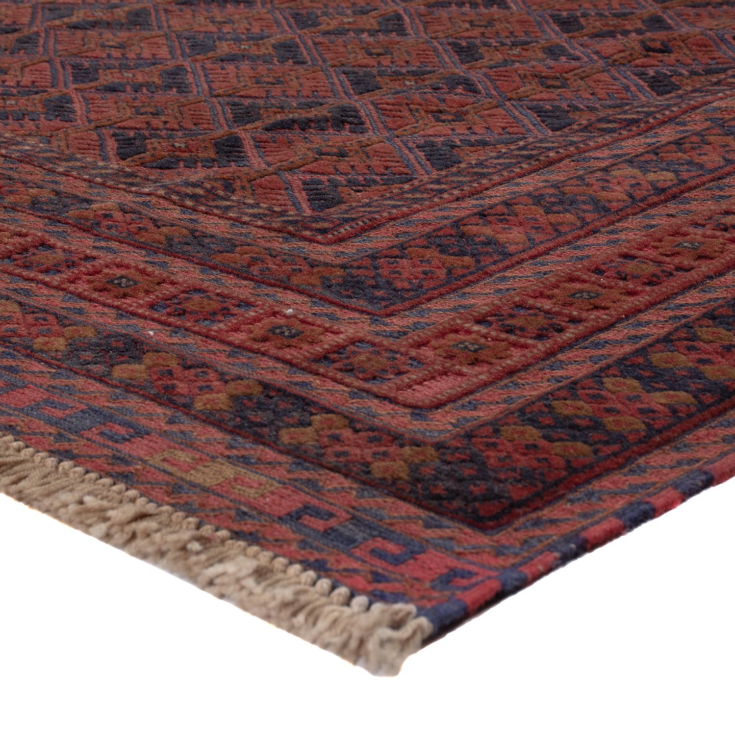 Kelim Rug - Oriental - 194 x 152 cm - dark red