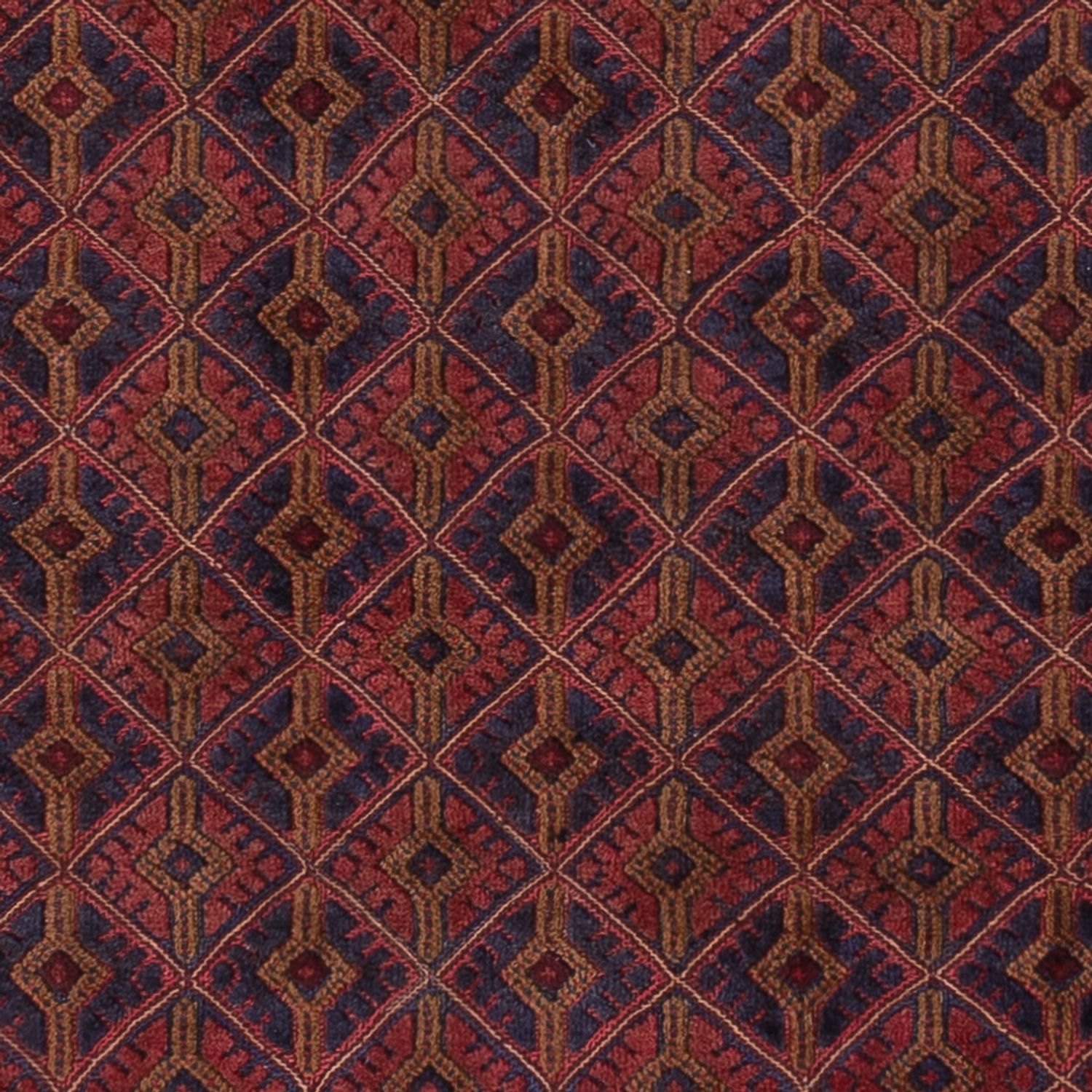 Kelimteppe - Orientalsk - 205 x 155 cm - mørk rød