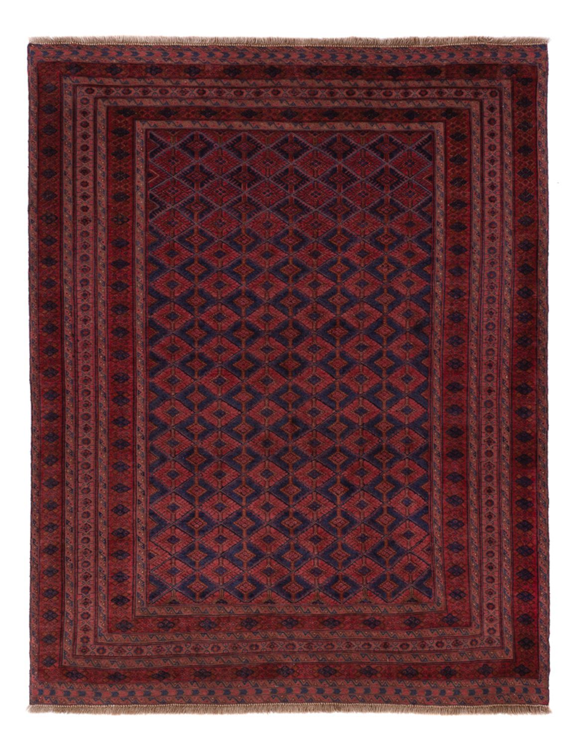 Kelim Rug - Oriental - 200 x 156 cm - dark red