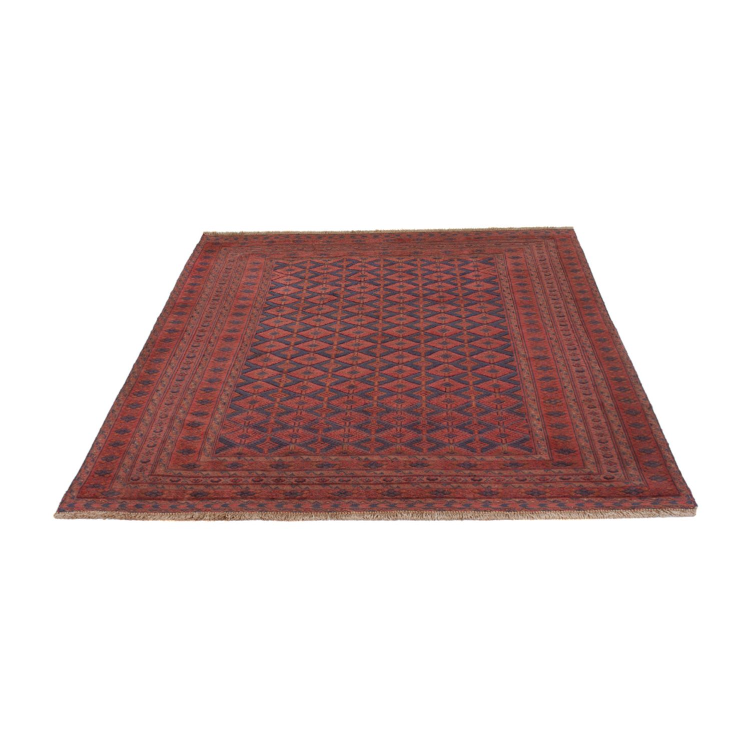 Kelim Rug - Oriental - 200 x 156 cm - dark red