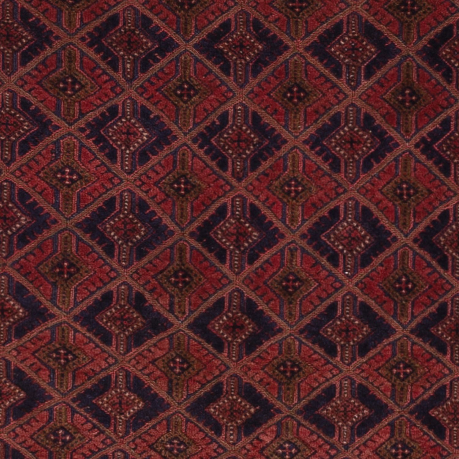 Kelimteppe - Orientalsk - 192 x 143 cm - mørk rød