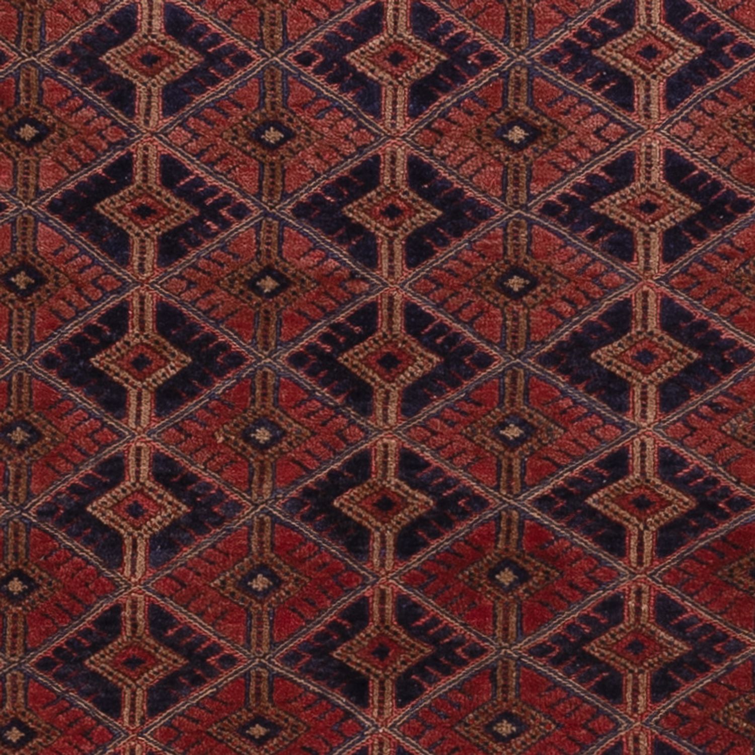 Kelim Rug - Oriental - 190 x 152 cm - dark red