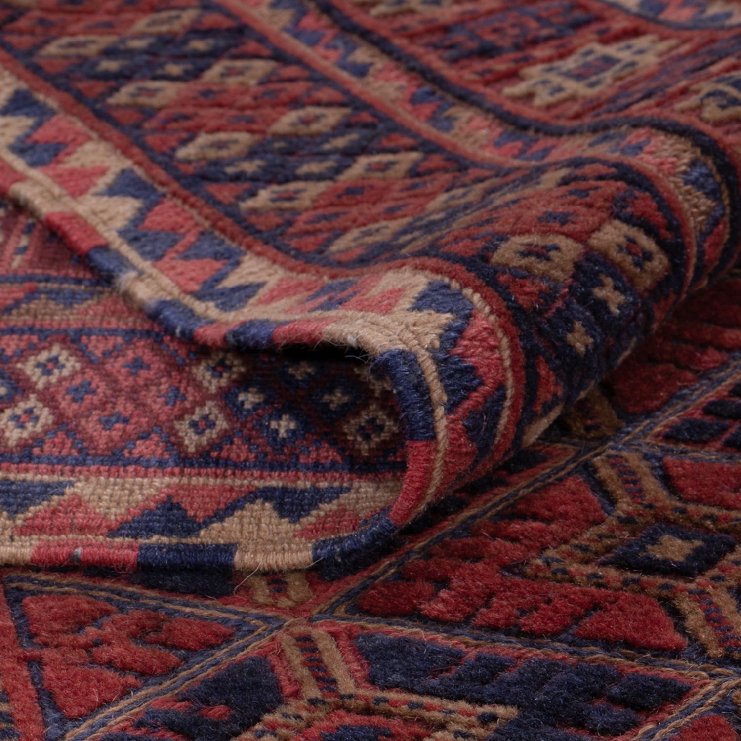 Kelim Rug - Oriental - 190 x 152 cm - dark red