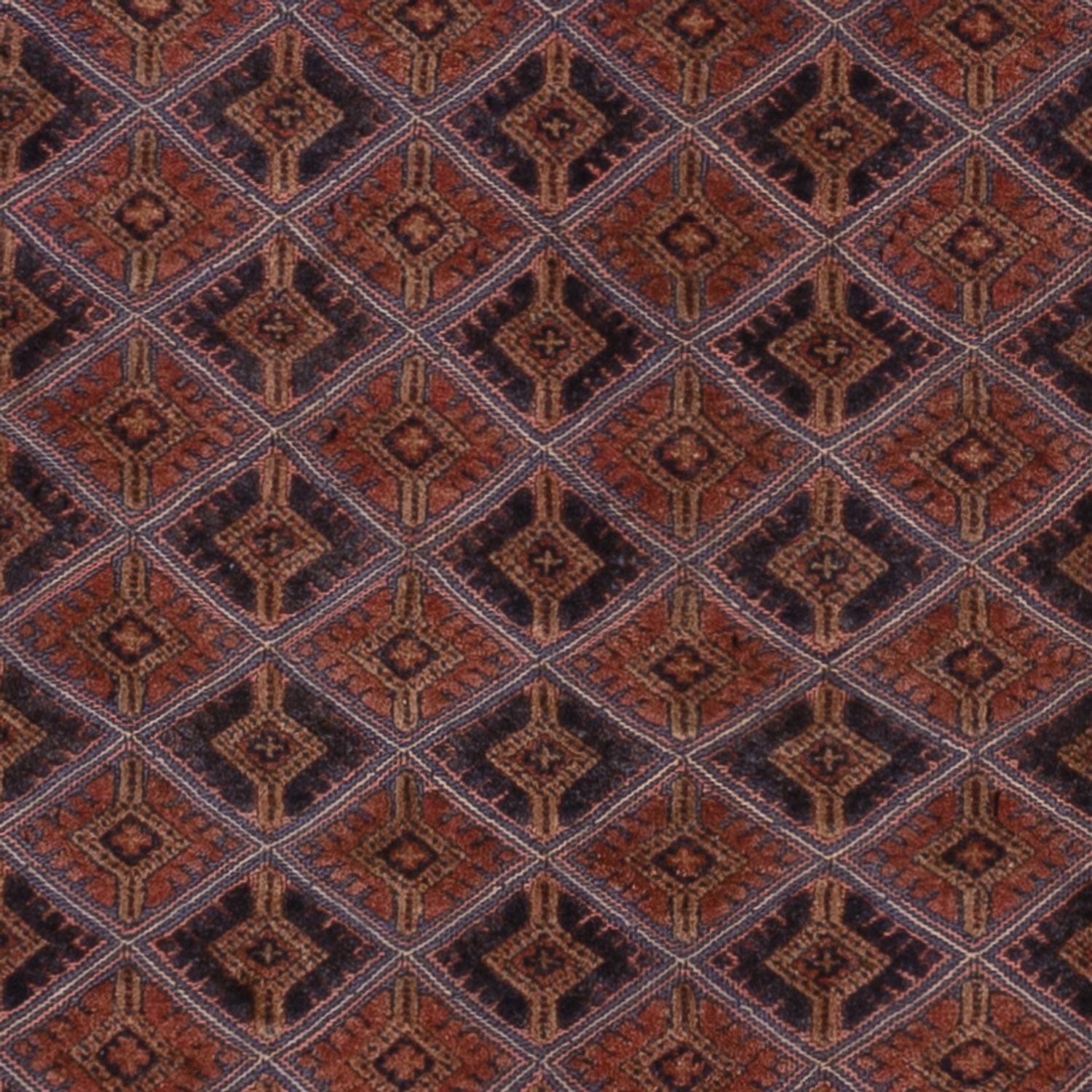 Kelimteppe - Orientalsk - 207 x 156 cm - mørk rød