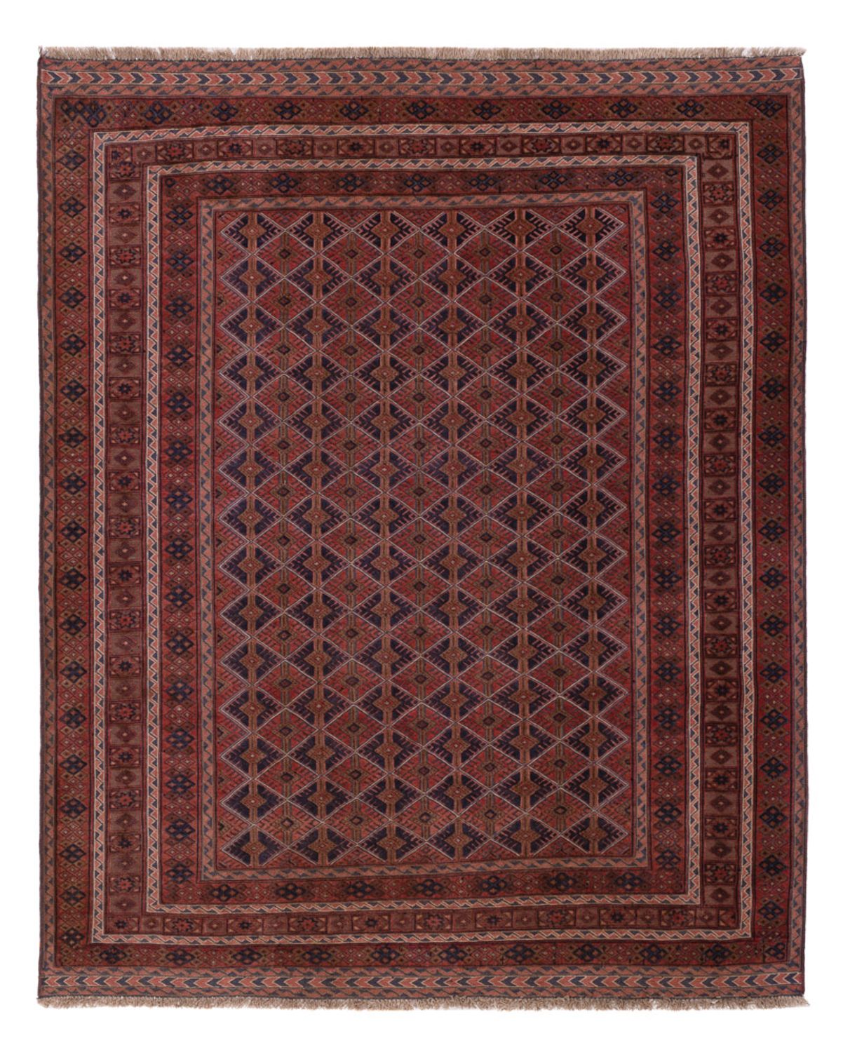 Kelim Rug - Oriental - 198 x 162 cm - dark red