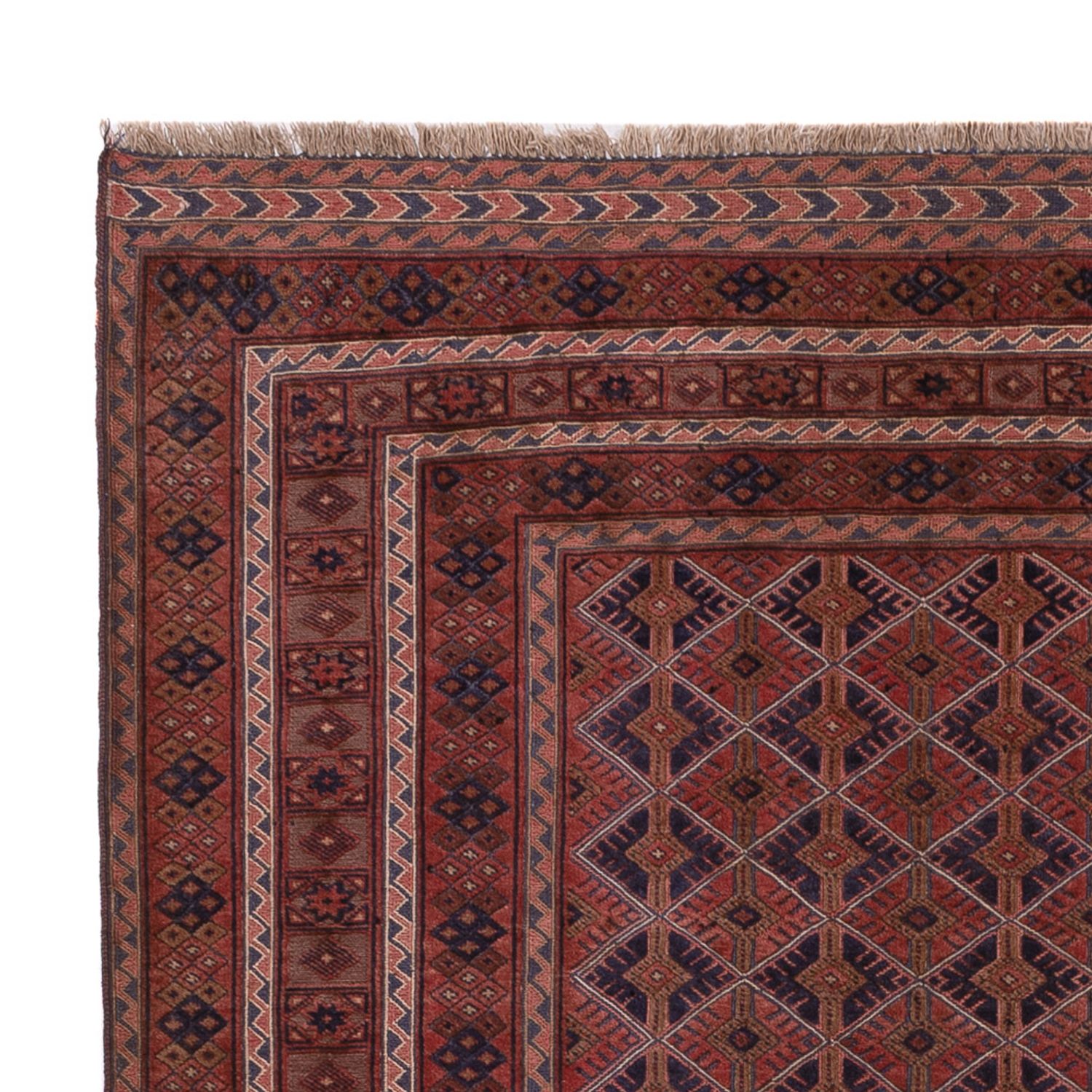 Kelim Rug - Oriental - 198 x 162 cm - dark red