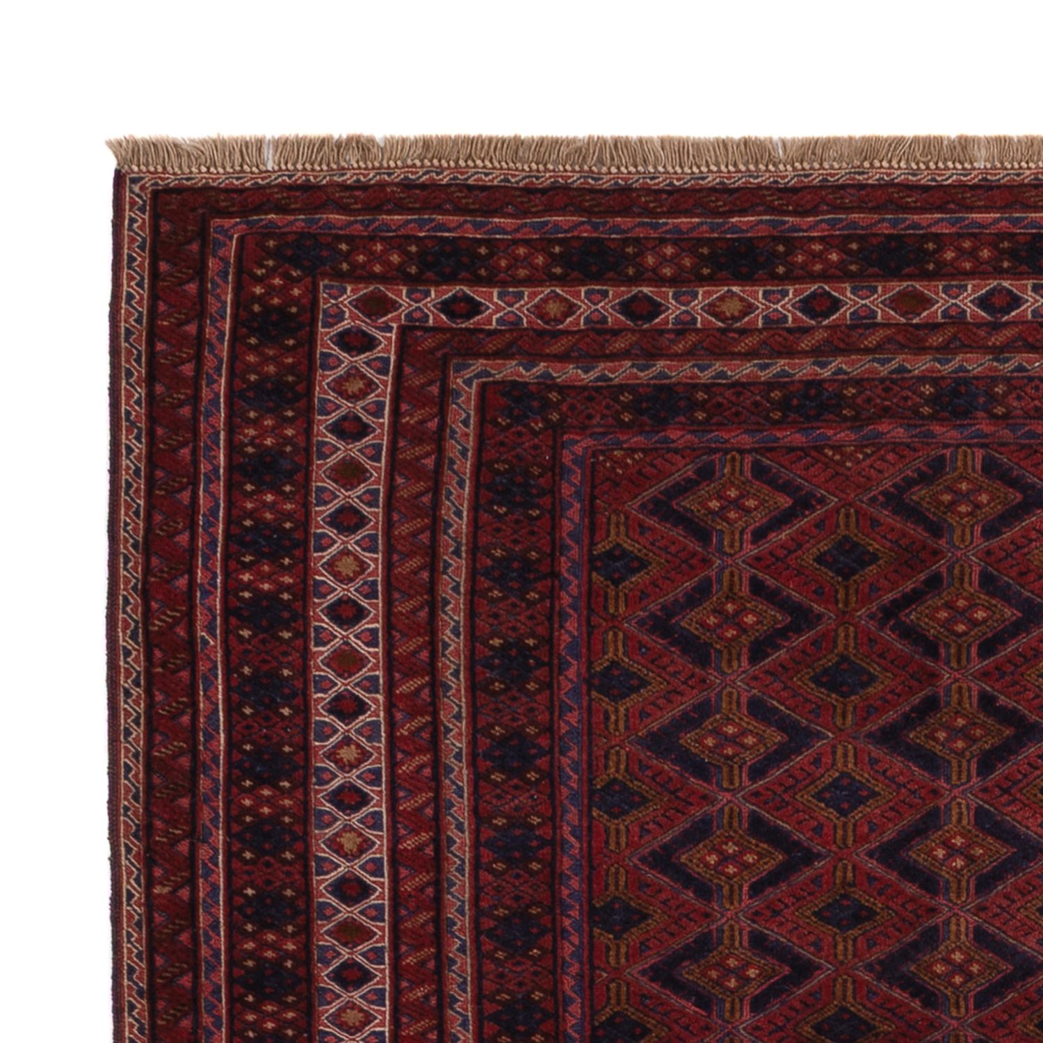 Kelim Rug - Oriental - 204 x 150 cm - dark red