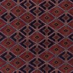 Kelim Rug - Oriental square  - 183 x 157 cm - dark red