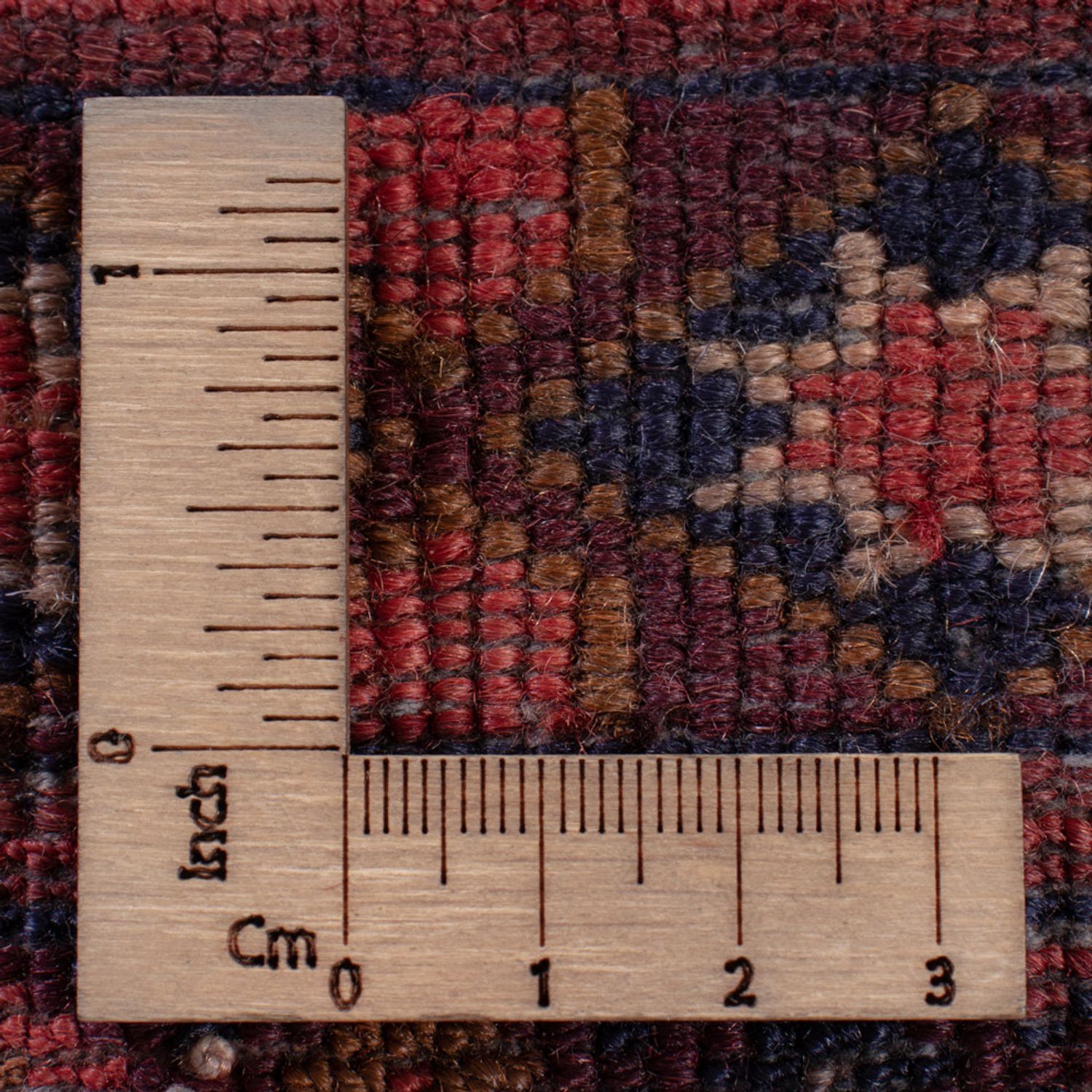 Kelimteppe - Orientalsk - 204 x 153 cm - mørk rød