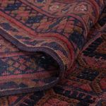 Kelimteppe - Orientalsk - 204 x 153 cm - mørk rød