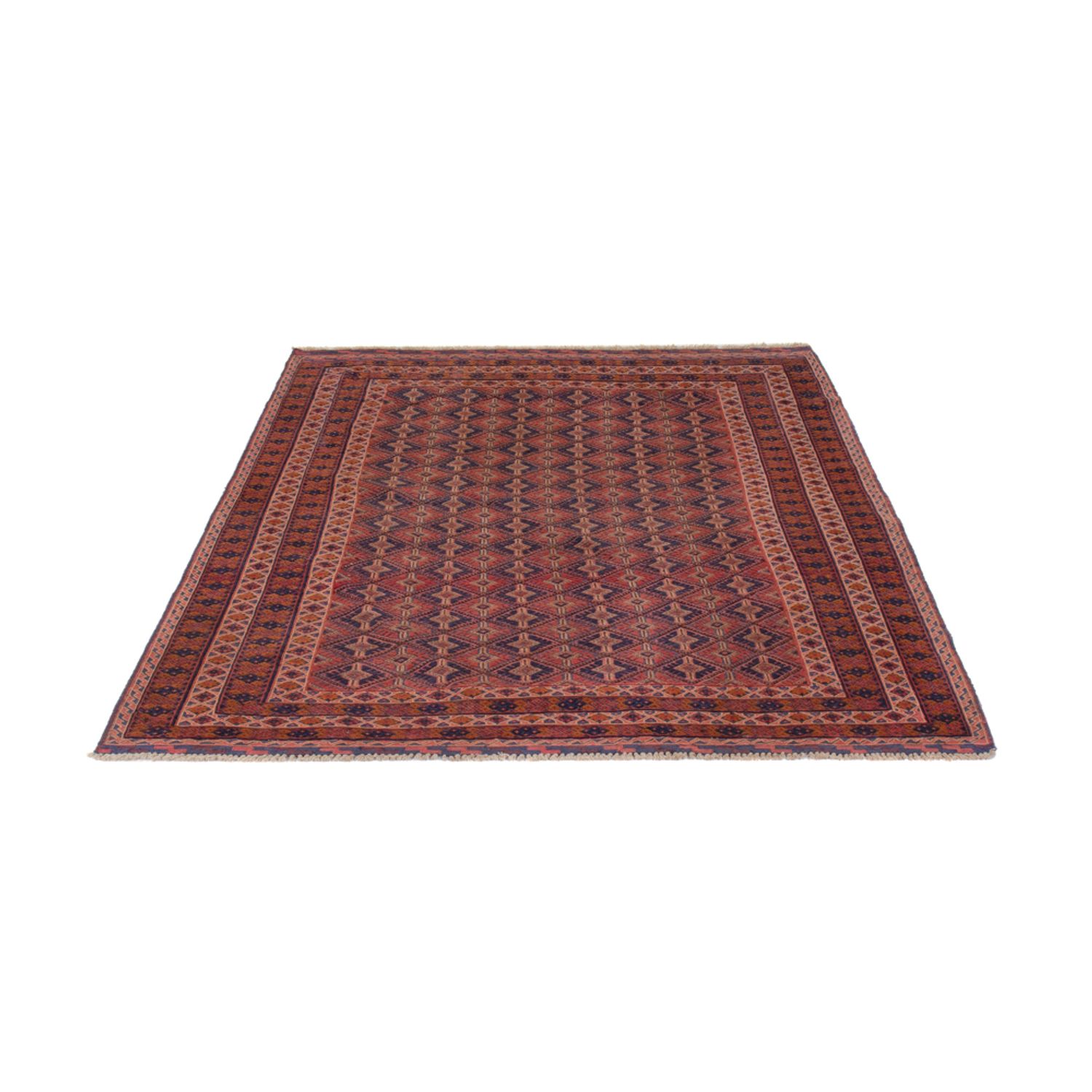 Kelim Rug - Oriental - 190 x 140 cm - dark red
